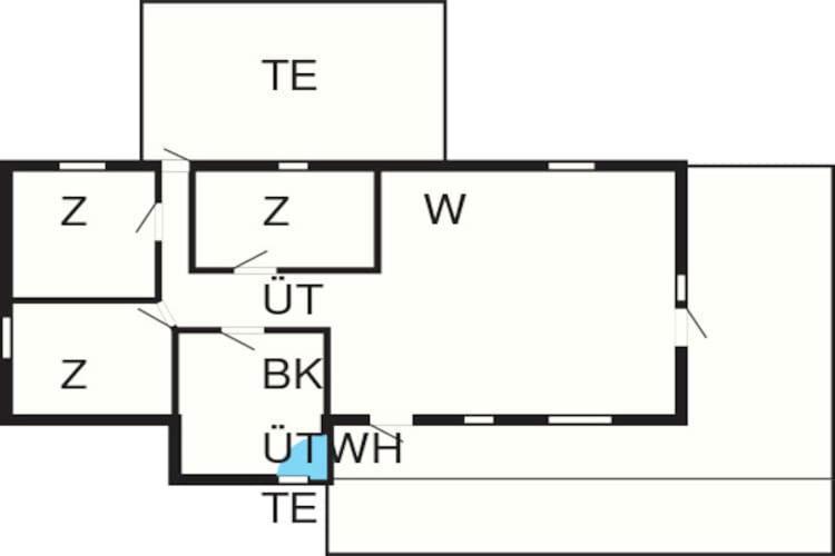 6 Person Holiday Home In R M Lakolk Buitenkant foto